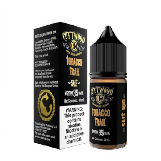 CUTTWOOD SALT - TOBACCO TRAIL - 30ML