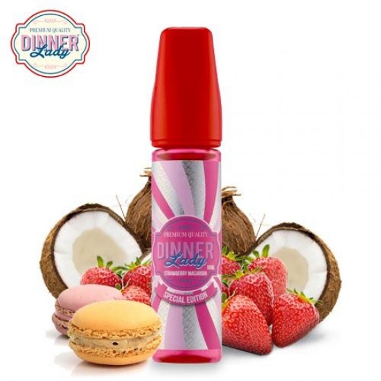 DINNER LADY LİKİT STRAWBERRY MACAROON 60ML