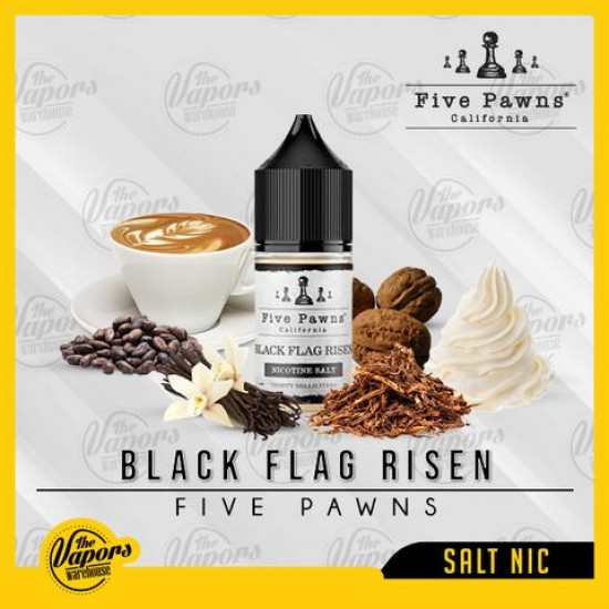 Five Pawns Black Flag Risen Salt Likit 30ml