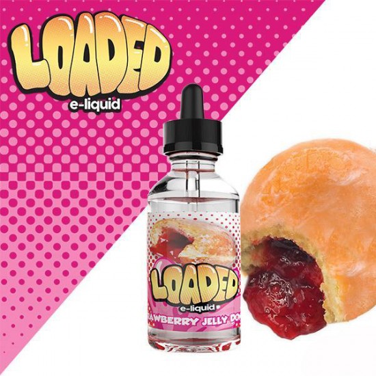 Loaded Likit Strawberry Jelly Donut 120mL