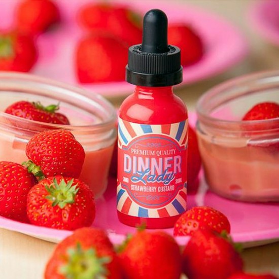 Strawberry Custard Likit Dinner Lady 60ml